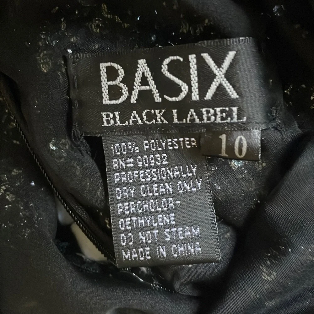 Basix Black Label Beaded Dress - Picture 3 of 5